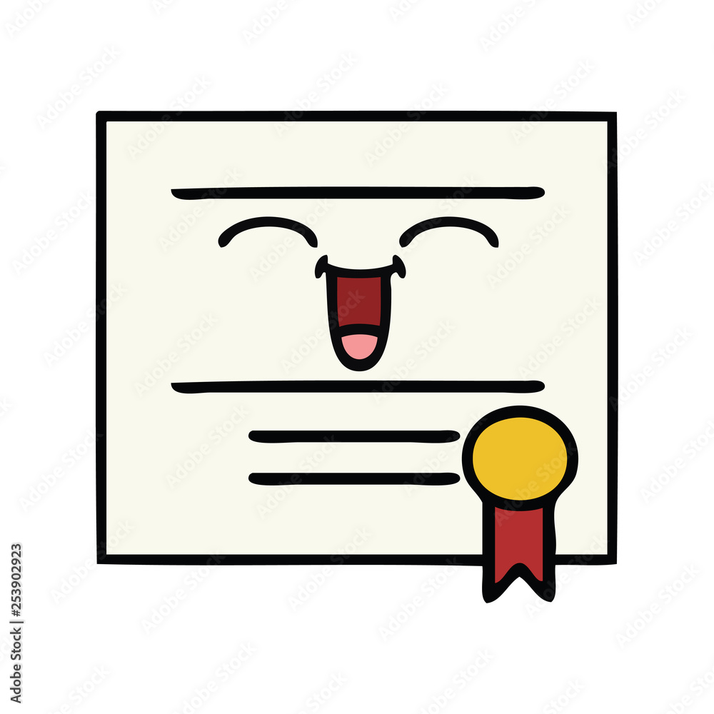 cute cartoon graduation diploma cute cartoon graduation diploma