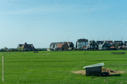 Netherlands,Wetlands,Maarken, a large green field