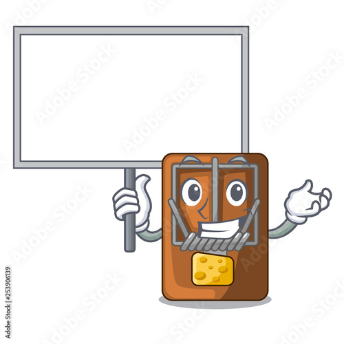 Bring board mousetrap in the a character shape