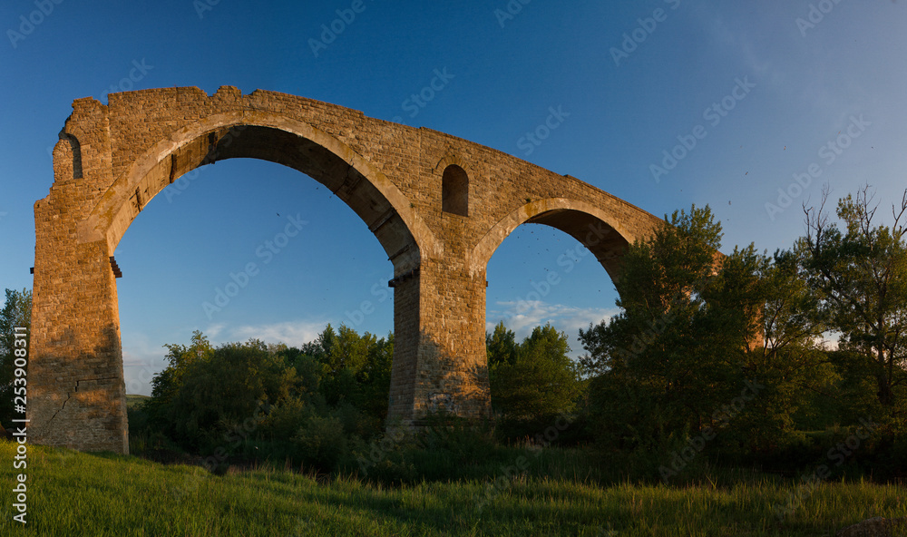 Novokavkazsky bridge over the river Egorlyk