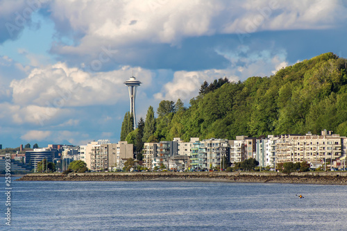View of the Space Needle from West Seattle