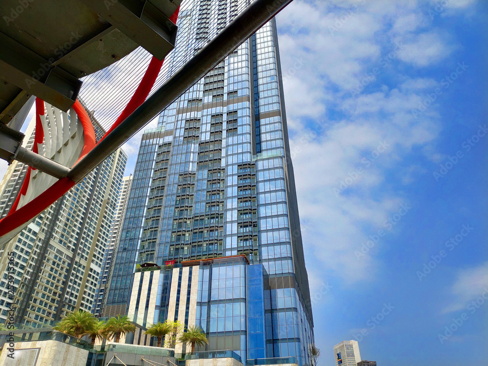 custom made wallpaper toronto digitalSaigon/Vietnam: March 1 2019: Landmark 81 super-tall skyscraper tallest building in Ho Chi Minh city