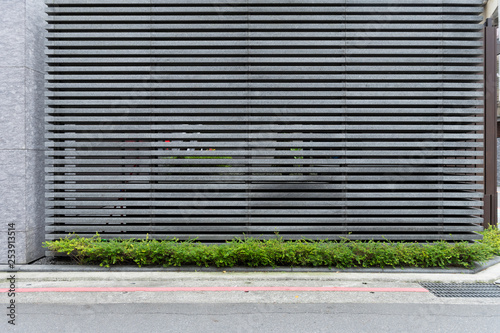 Wallpaper Mural street wall background ,Industrial background, empty grunge urban street with warehouse brick wall Torontodigital.ca