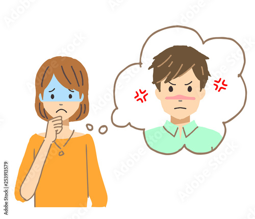 喧嘩に悩む女性
