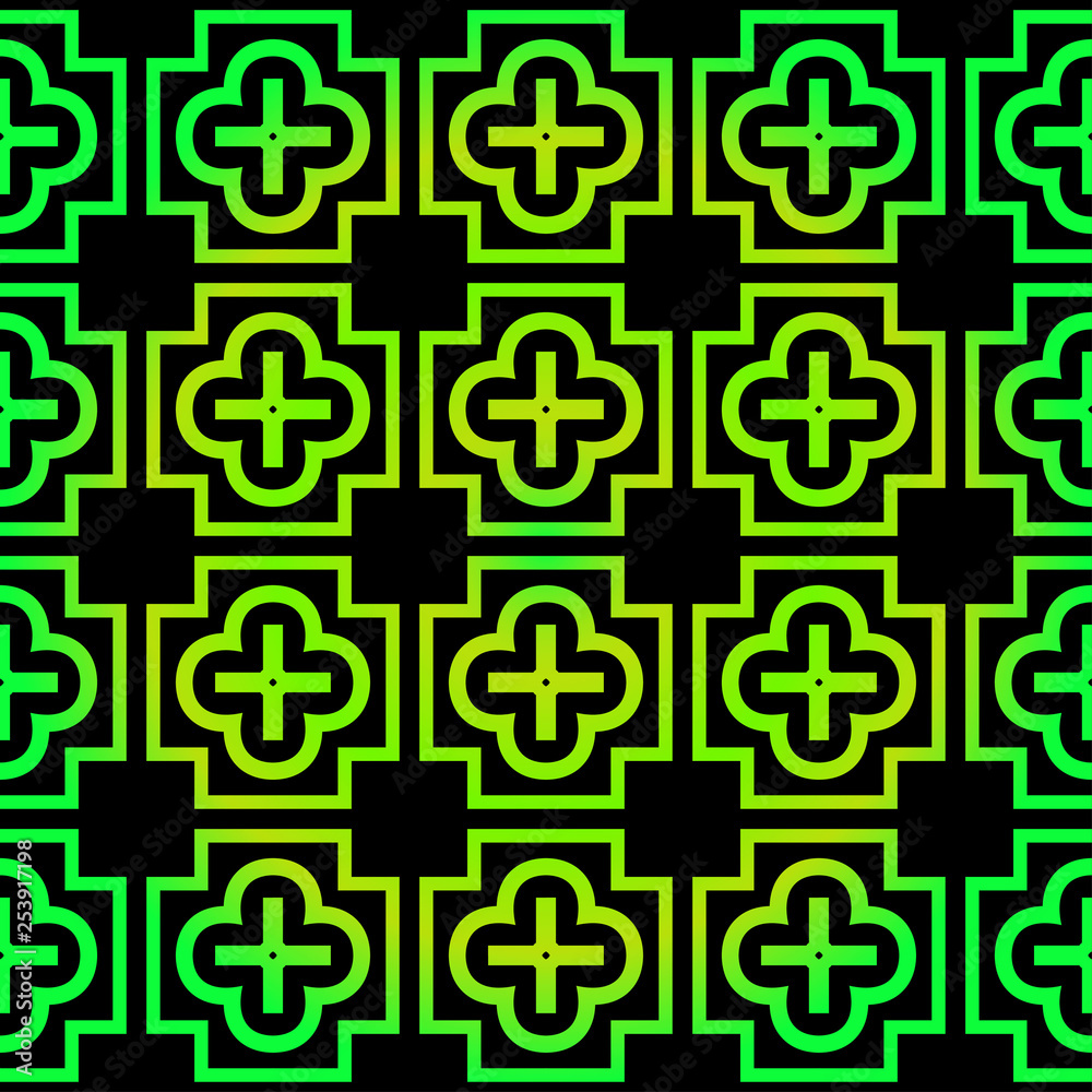 Seamless Pattern With Geometric, Triangle, Zig Zag. Vector Background, Texture. For Design Invitation, Interior Wallpaper, Cover Card, Technologic Design. Green black color Seamless Pattern With Geometric, Triangle, Zig Zag. Vector Background, Texture. For Design Invitation, Interior Wallpaper, Cover Card, Technologic Design. Green black color