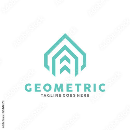 Geometric Symbol For Technology Logo Design Inspiration