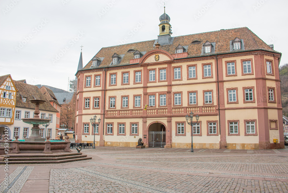 Historisches Rathaus  am Marktplatz Neustadt an der Weinstraße Rheinland-Pfalz