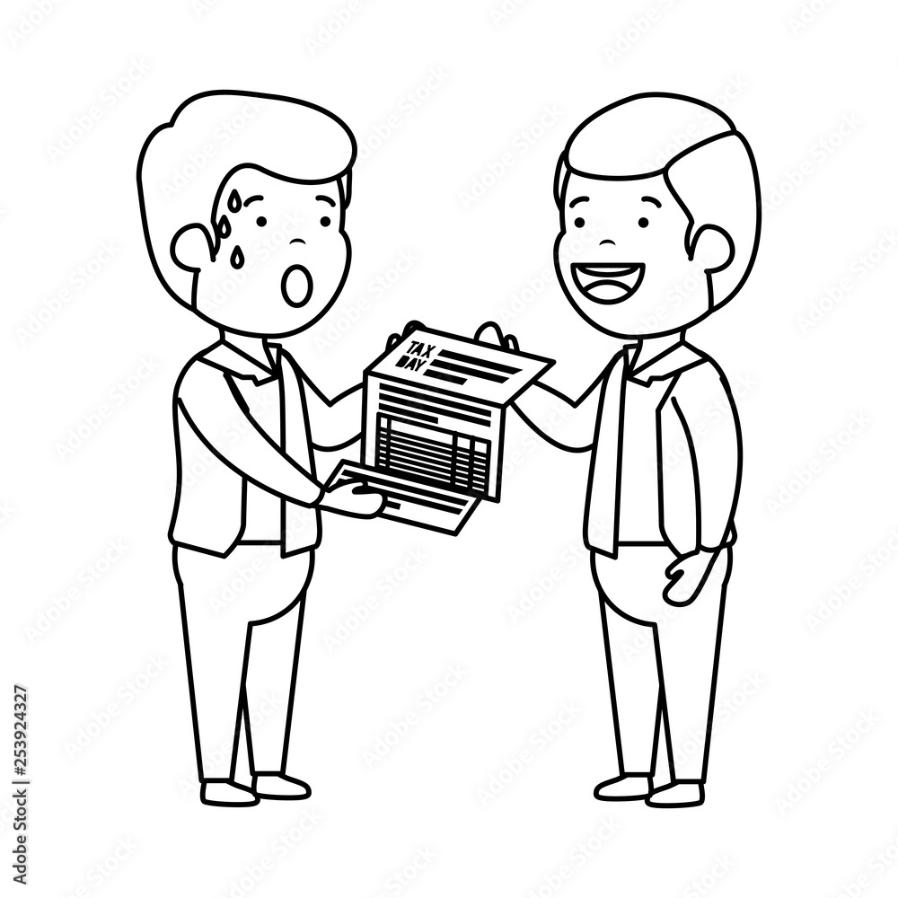depressed men for money with tax document depressed men for money with tax document