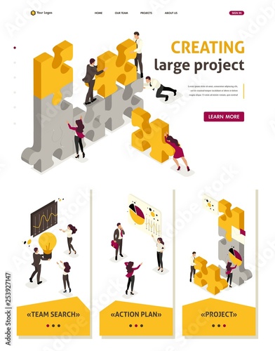 Isometric Business solution