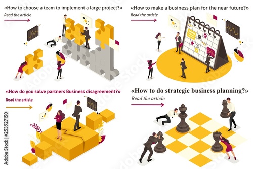 Isometric Business solution