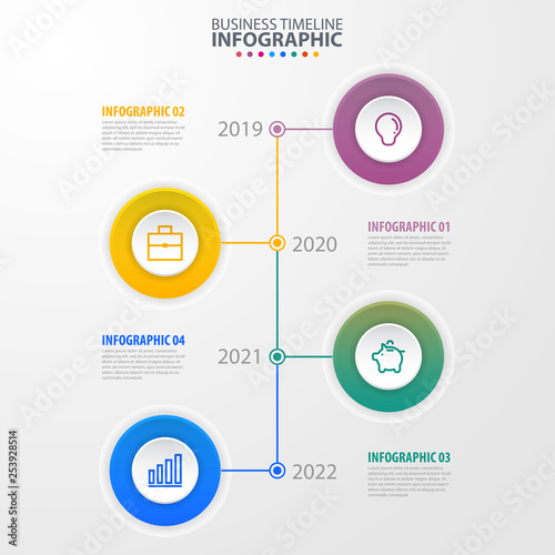Business Infographics design template illustration. Vector eps10.