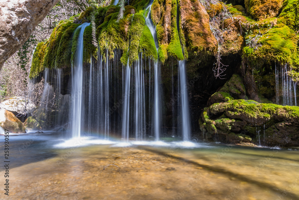 Fototapeta premium Waterfalls and Creek in the Mountains of Southern Italy