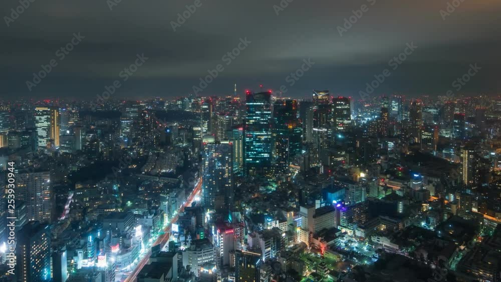 4K・東京風景・タイムラプス