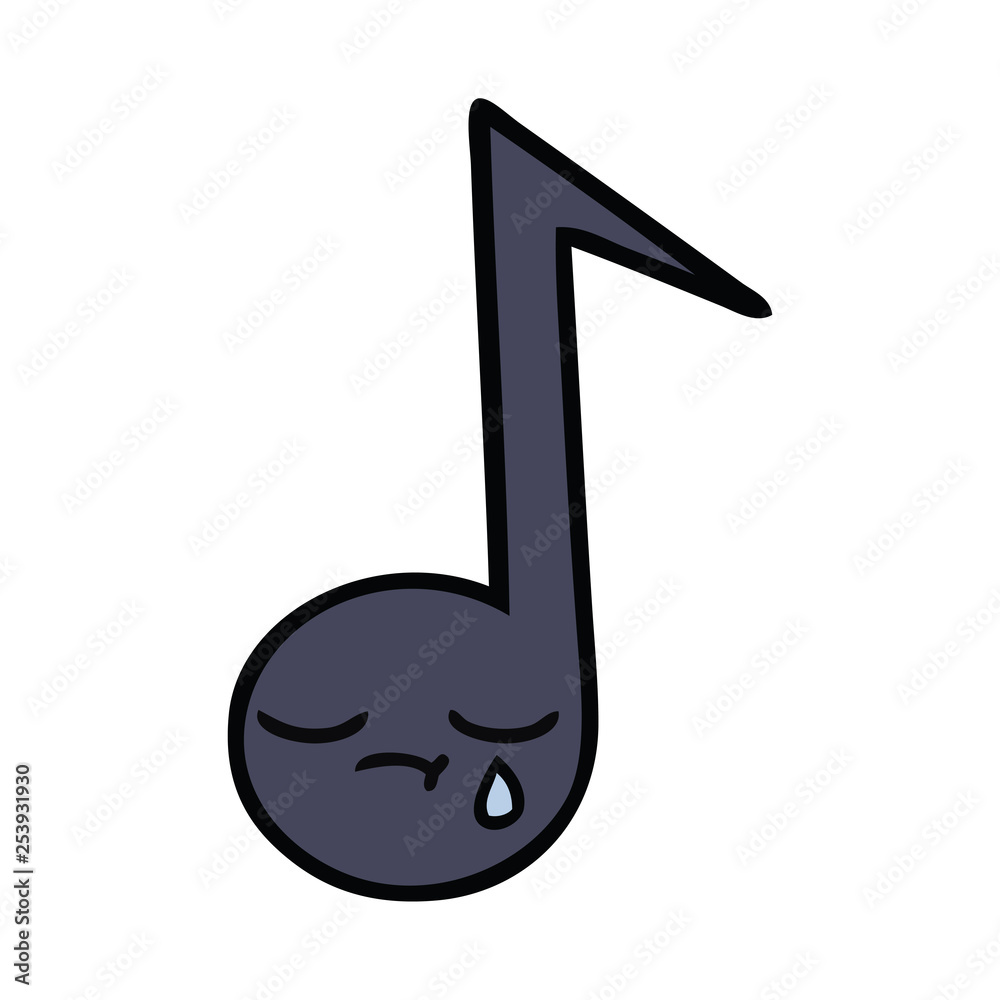 cute cartoon musical note cute cartoon musical note