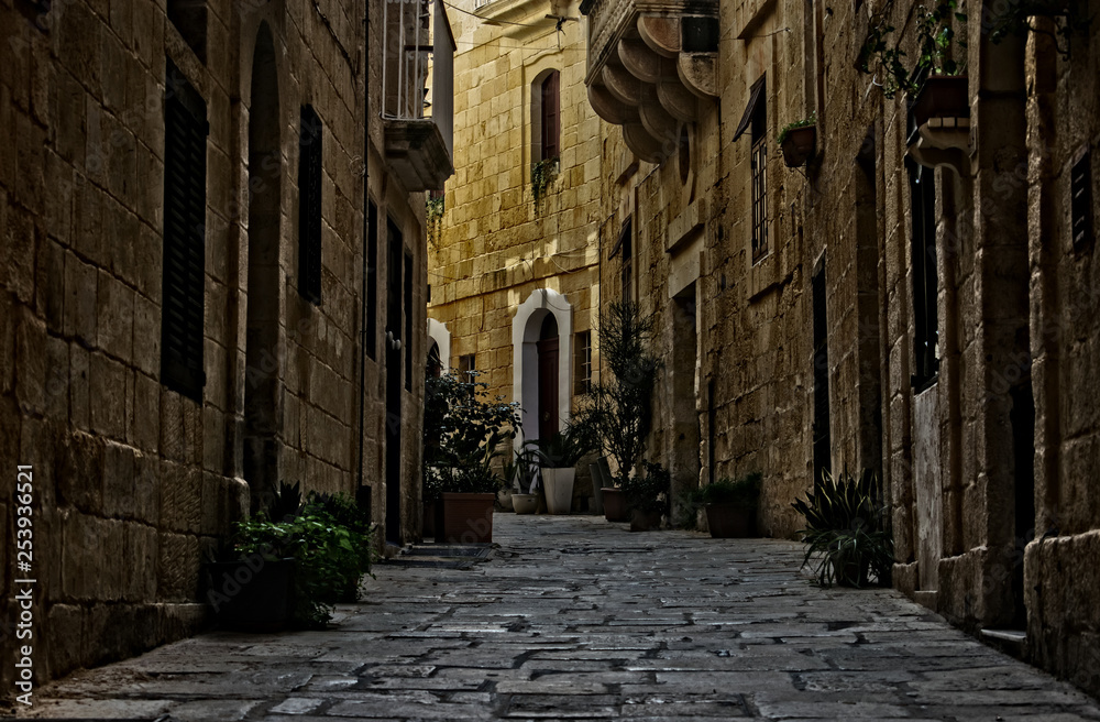 Historical Road in Birgu, Malta
