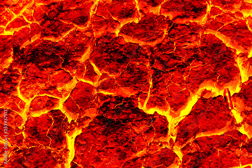 Obraz premium Red lava texture background