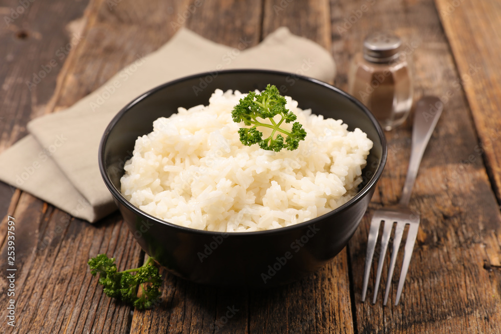 bowl of basmati rice bowl of basmati rice
