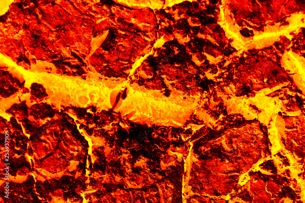 Red lava texture background Red lava texture background