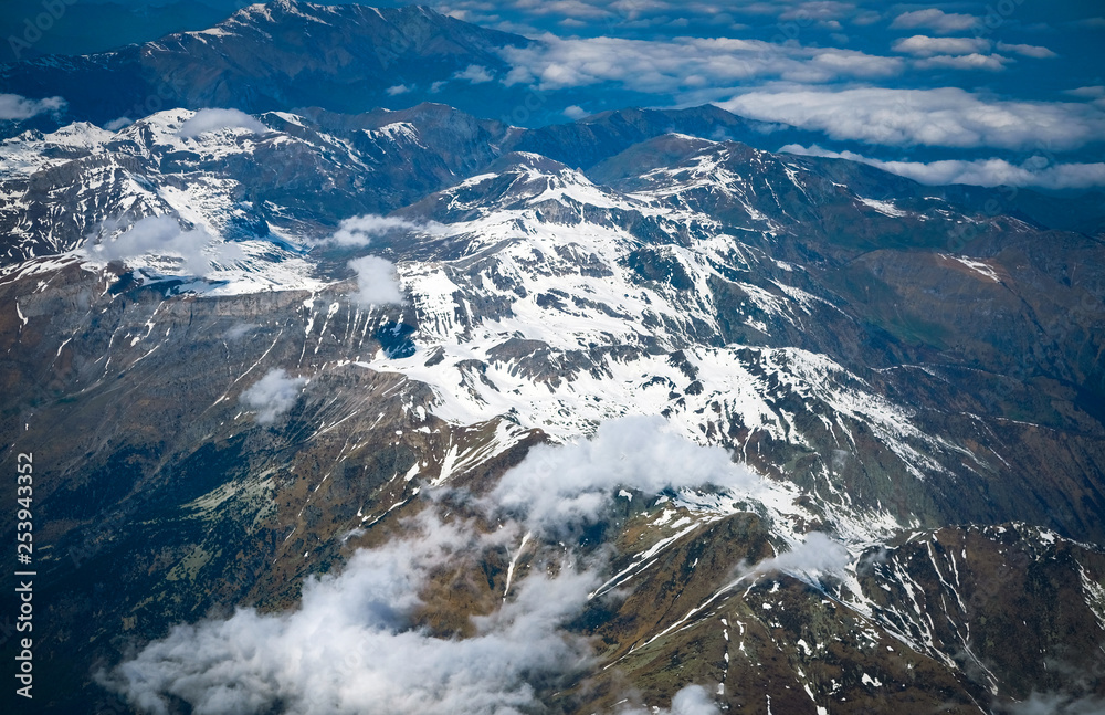 Fototapeta premium mountain landscape aerial view