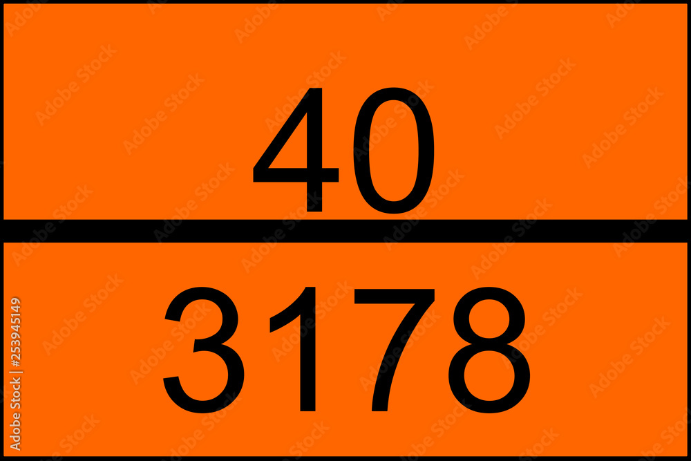 Warntafel orange mit 40-3178 Warntafel orange mit 40-3178