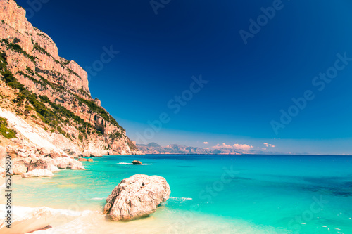 The beautiful Cala Goloritzè in Sardinia photo