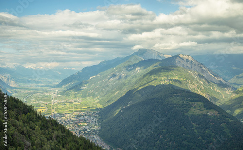 View of mountains