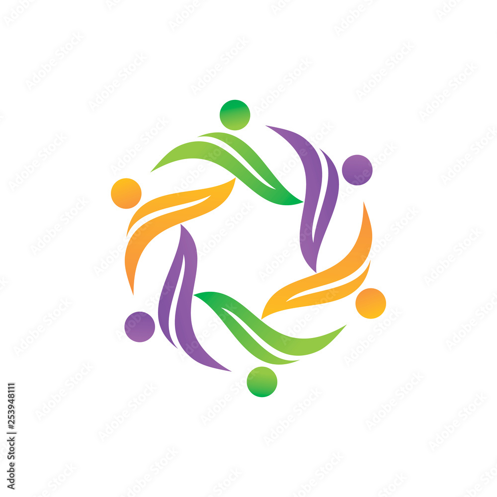 Leaf Logo Design Vector Template Set