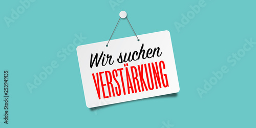 Wir suchen Verstärkung