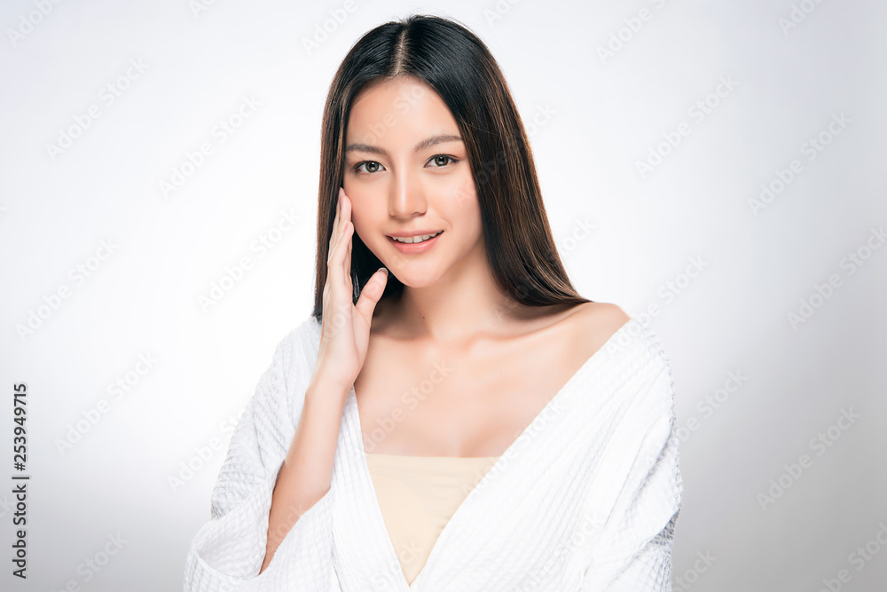 Beautiful Young asian Woman with Clean Fresh Skin Beautiful Young asian Woman with Clean Fresh Skin