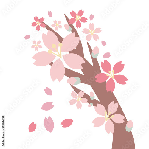 桜の木のイラスト