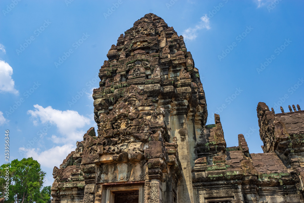 Tower of sanctuary of Banteay Samre temple, Cambodia
