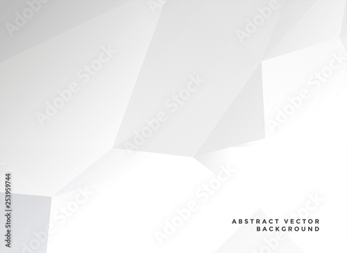 subtle white low poly background