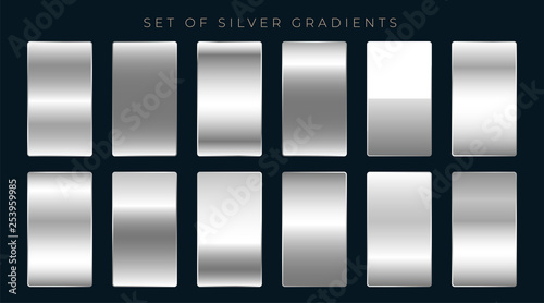set of silver or platinum gradients