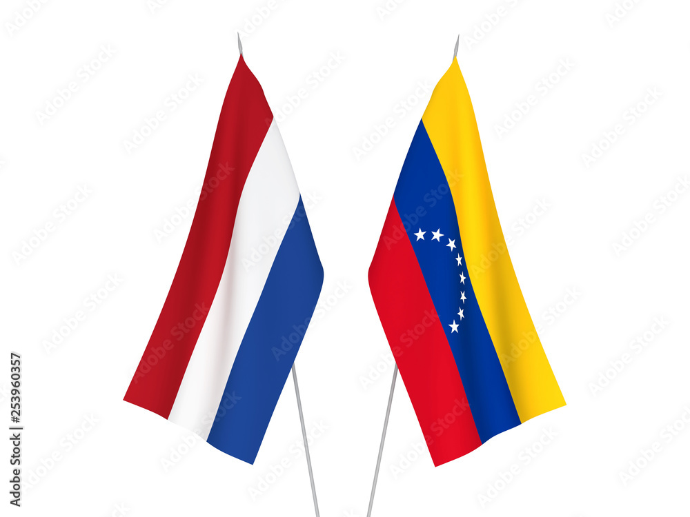 Venezuela and Netherlands flags