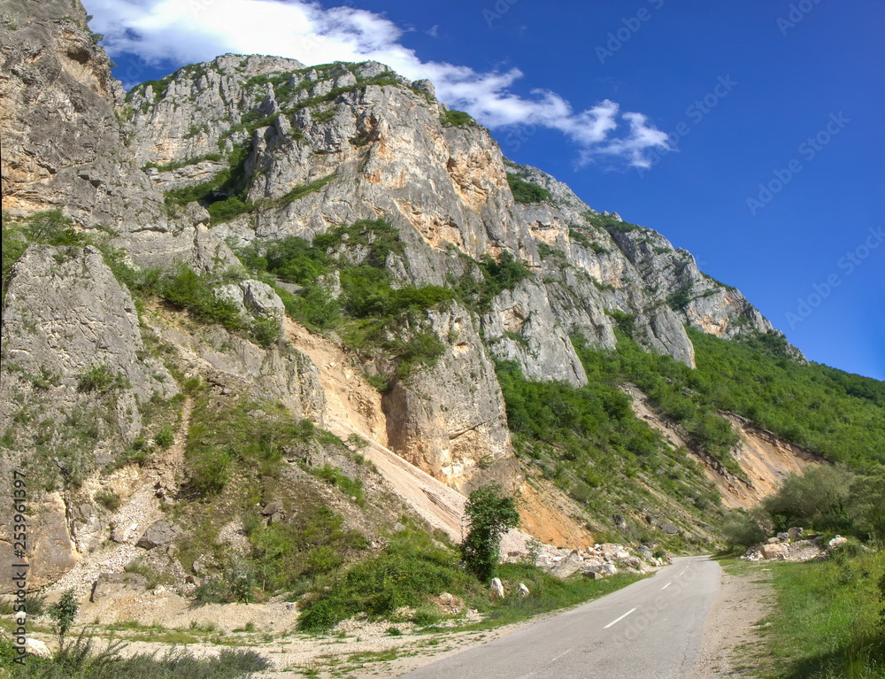 Jerma River canyon in Serbia
