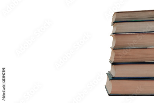 Vintage Book Isolated on White Background.