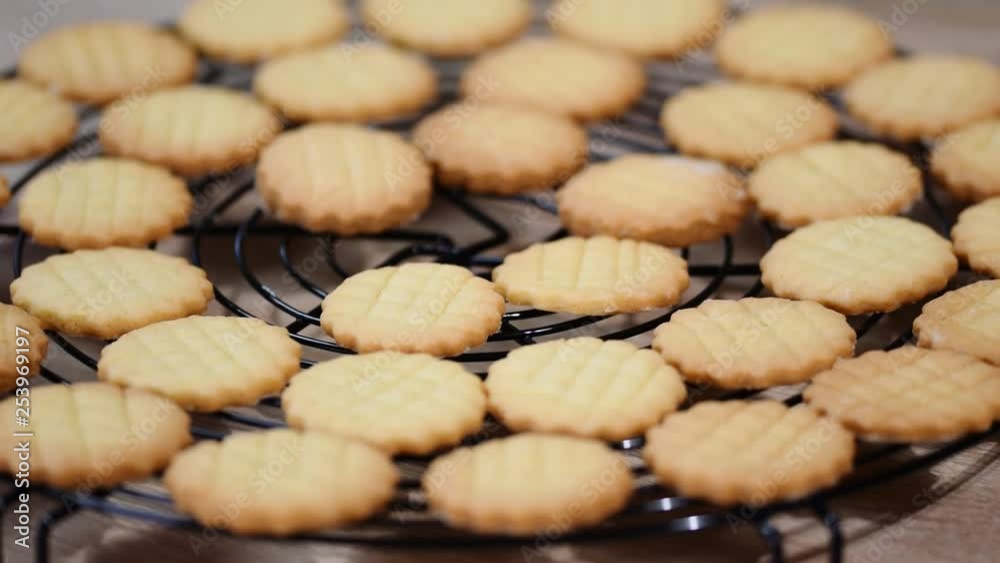 Homemade Sweet Shortbread Cookies Ready to Eat. Homemade Sweet Shortbread Cookies Ready to Eat.