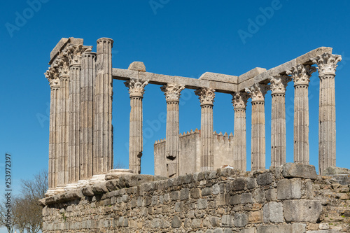 Roman temple of Evora photo