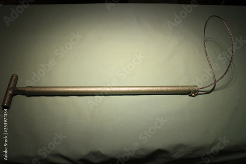 Metal immobilization loop for pigs