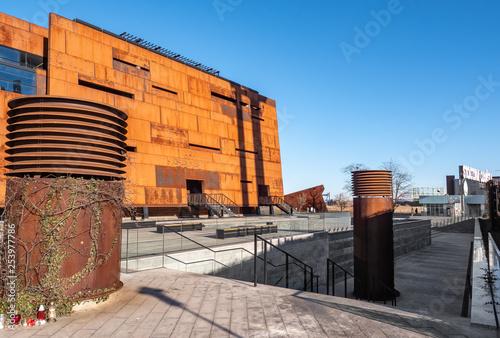 Obraz na płótnie European Solidarity Centre building in Gdansk, Poland w salonie