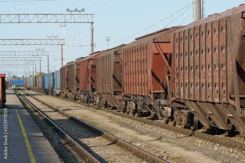 Train, cargo, railway,