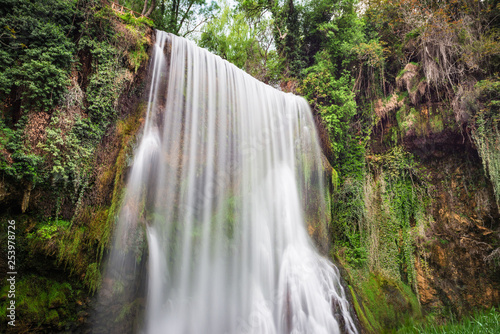 Beautiful waterfall along the Piedra River in Aragon