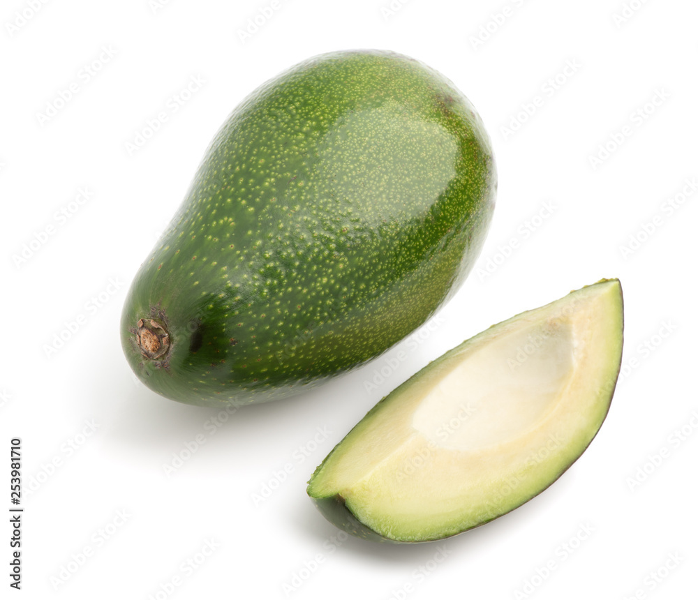 Avocado isolated on white Avocado isolated on white