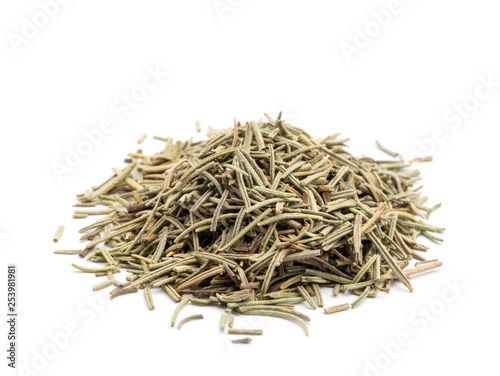 Dried natural rosemary spice