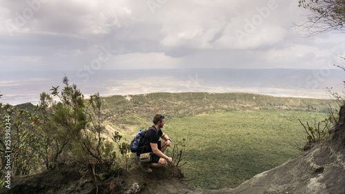 View to Mount Longonot (Maai Mahiu) Volcano Crater