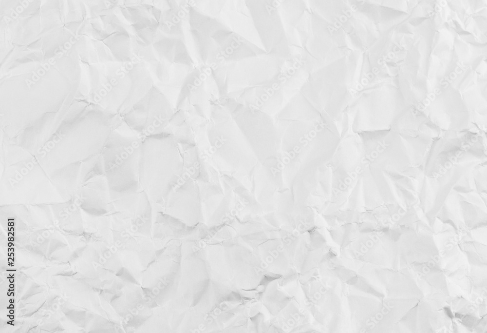 white crumpled paper texture background. white crumpled paper texture background.