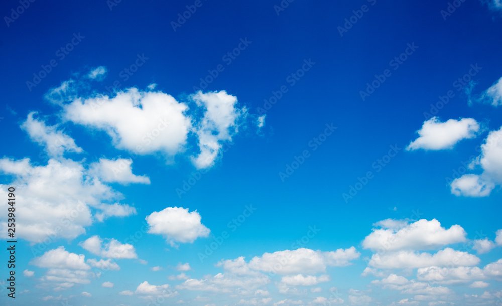 White clouds in blue sky. White clouds in blue sky.
