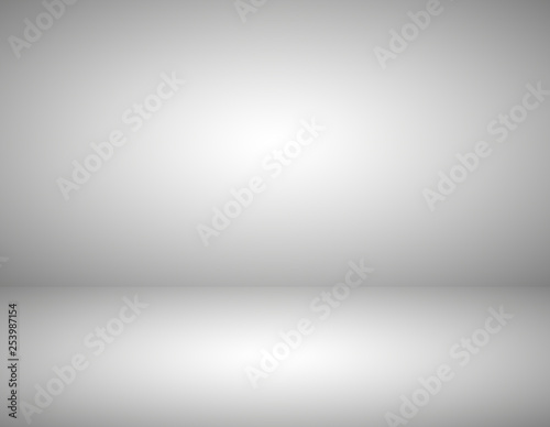 Empty gray color product showcase. Studio room background. Used as background for display your product, Vector