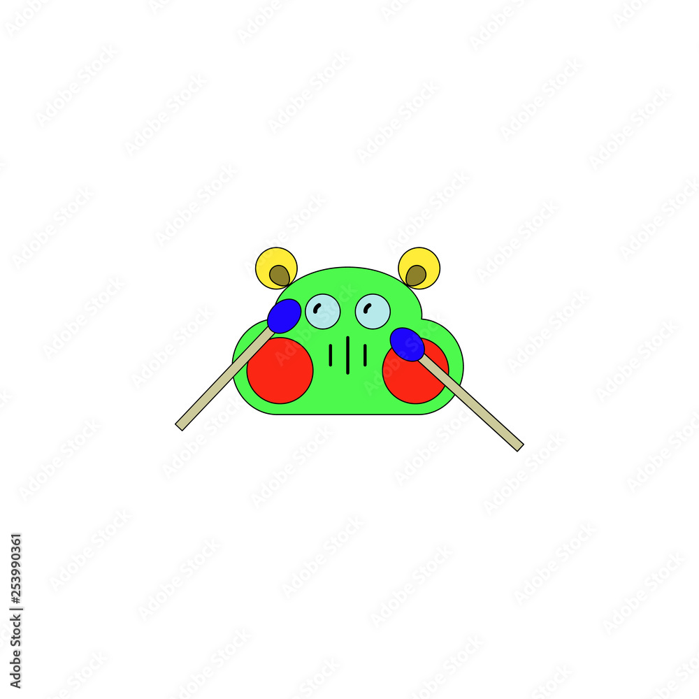 cartoon drum machine toy colored icon. Signs and symbols can be used for web, logo, mobile app, UI, UX cartoon drum machine toy colored icon. Signs and symbols can be used for web, logo, mobile app, UI, UX