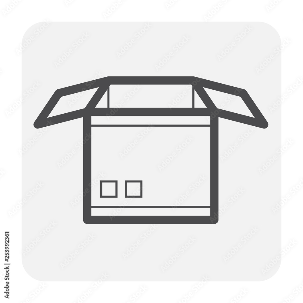 carton box icon carton box icon